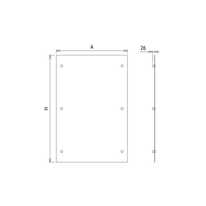 Datenschutz Glaswand 800X1200 und Spacer - Ref DN-027.PMV1