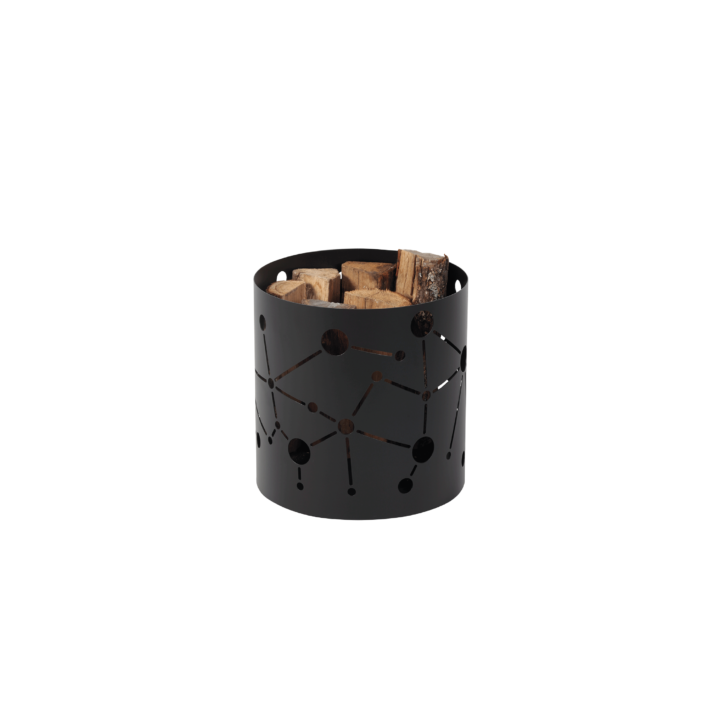 Rangement Bois Spektra Gris Acier