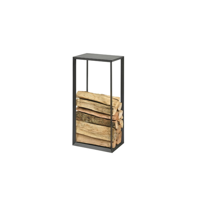 Rangement Bois Arcadia Noir Givre 