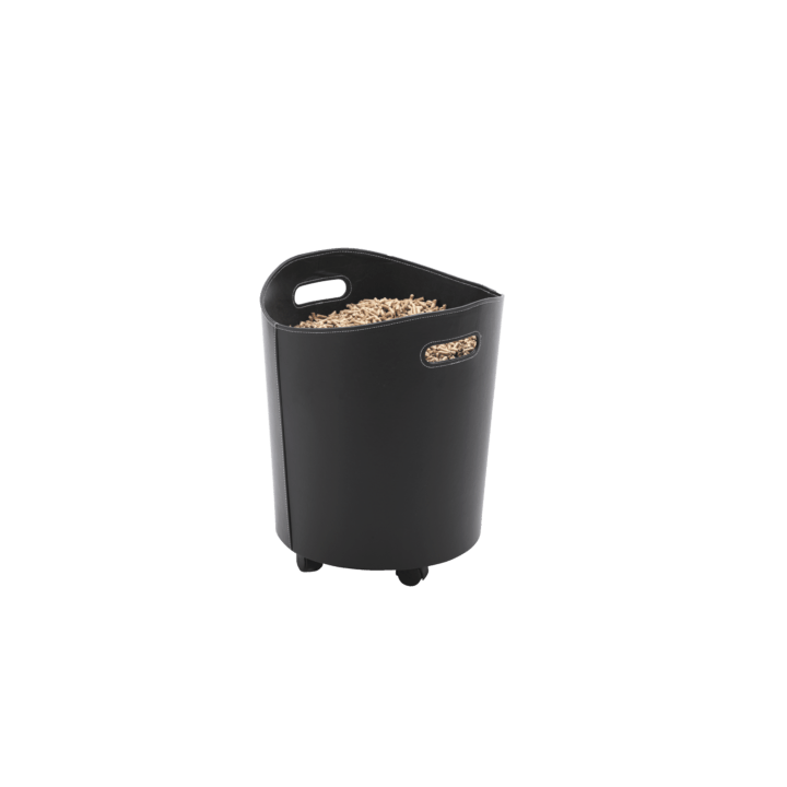 Emmagatzematge de pellets negre Omega per a xemeneies i estufes de llenya - Capska Emmagatzematge de pellets negre Omega per a xemeneies i estufes de llenya - Capska