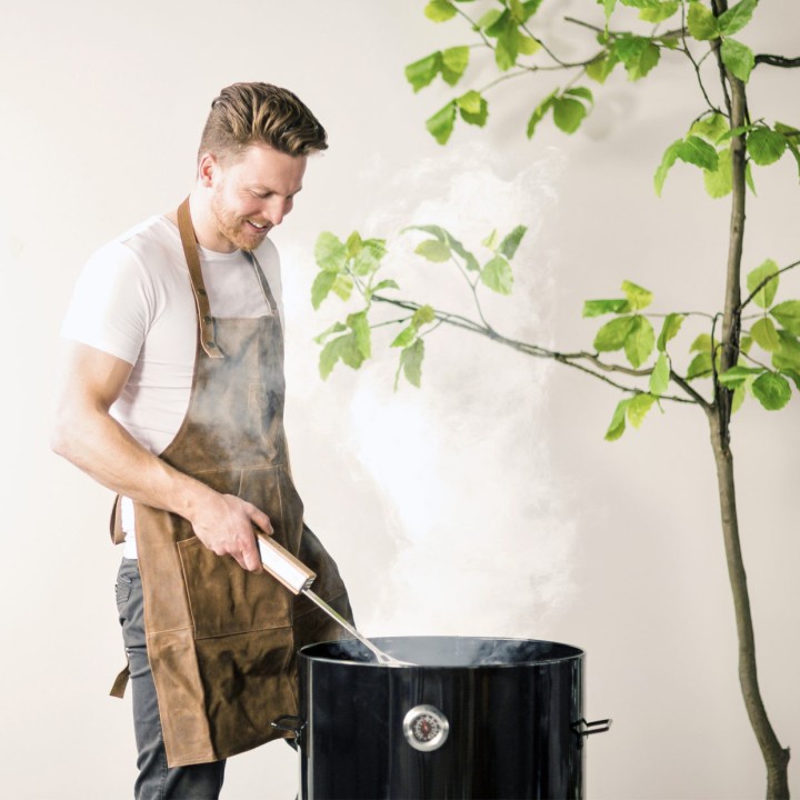Tablier en cuir de buffle pour BBQ et plancha - Capska