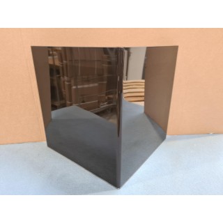 Edilkamin CORAL 2 Glass - Folded Screen-printed glass panel