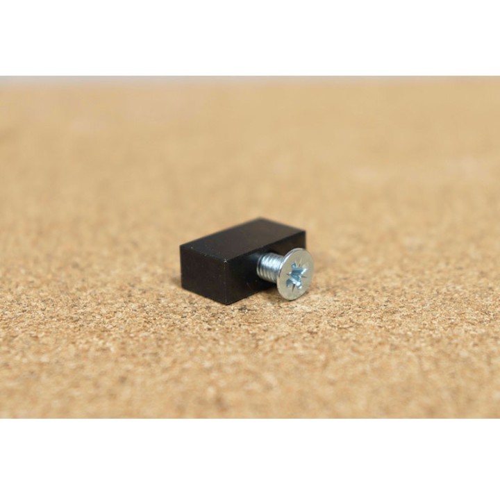 Fireplace Glass Clamp 600 - 20 x 8 x 12 mm