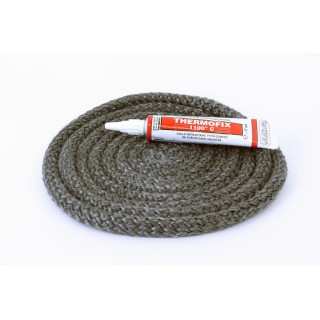 Guarnizione Rotonda Intrecciata ø 9 mm x 2,5 m + colla - Capska