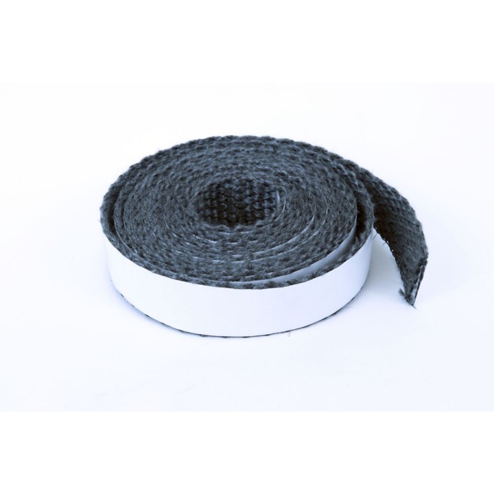 Selbstklebende Flachdichtung (schwarz) 20 x 1.2 mm - 2,50 m - Capska