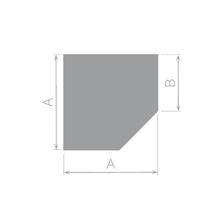 Plaque De Sol Verre Pentagone  - Ref DN 017.PSV3 - Capska Plaque De Sol Verre Pentagone  - Ref DN 017.PSV3 - Capska