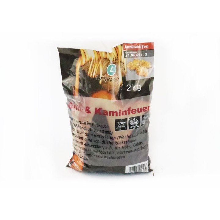 Premium 2kg Bag of Firelighters | Capska