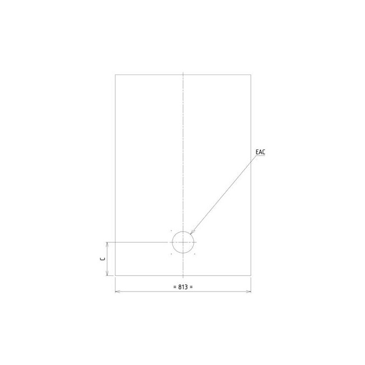 Protection Murale Unie 81X120 Cm Ea Centre Protection murale - Capska Protection Murale Unie 81X120 Cm Ea Centre Protection murale - Capska