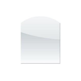 Plato de suelo redondo de 100 x 120 cm, de cristal - Capska