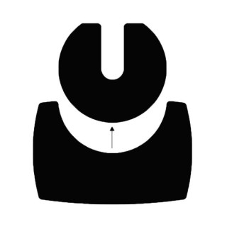 Duo Floor Plate 58X53 Cm 85X55 Cm Floor plate - Capska