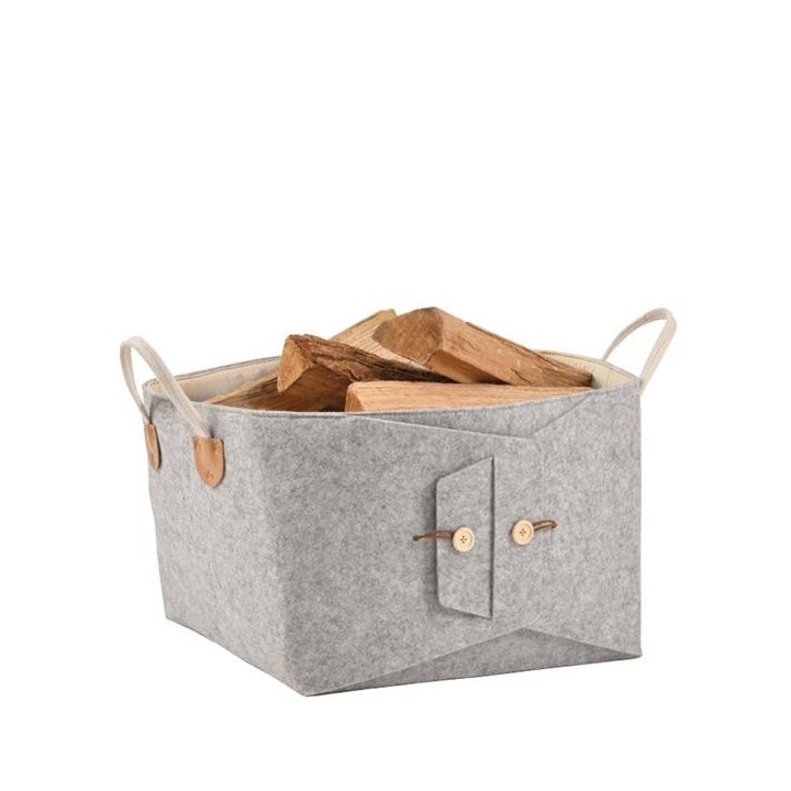Cosy Wood Storage Basket - Capska