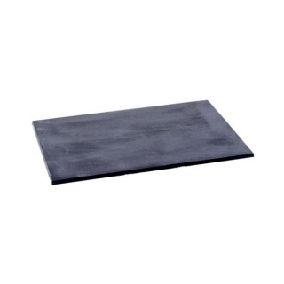 Placa de hogar de hierro fundido de 80x50 cm, 10 mm de espesor - Capska