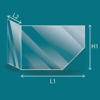 Austroflamm WEGA Glass Panel - Temperature Resistant Ceramic Glass