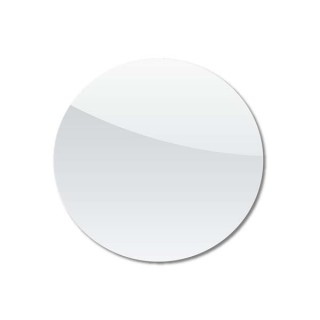 Plato de suelo redondo de Ø110 cm, plato de suelo de vidrio - Capska