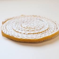 Junta plana autoadhesiva (blanco) 7 x 3 mm - 2,50 m