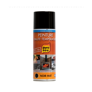 Vernice alta temperatura nera spray 400ml