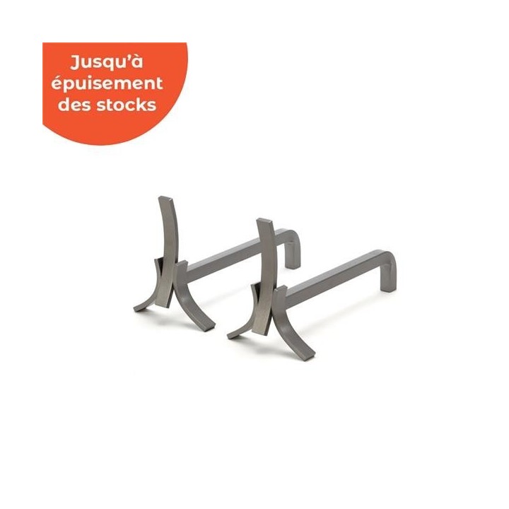 Chenets Demoiselle Gris - Dixneuf Chenets Demoiselle Gris - Dixneuf