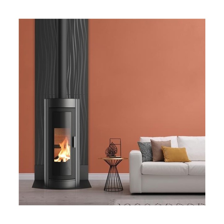 Revestiment de paret STYLEA negre glaçat - Dixneuf Revestiment de paret STYLEA negre glaçat - Dixneuf