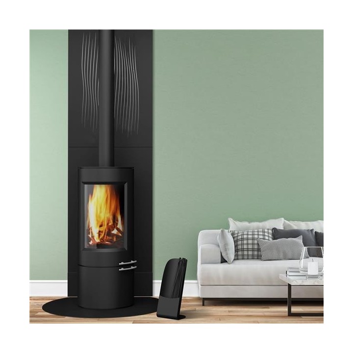 Hohe Sockelverkleidung zum Wandschutz in mattschwarz – Dixneuf Hohe Sockelverkleidung zum Wandschutz in mattschwarz – Dixneuf