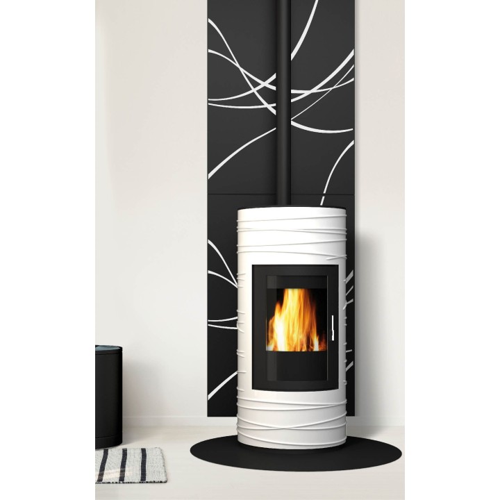 Aléa wall protection in frosted black steel Dix neuf - Capska Aléa wall protection in frosted black steel Dix neuf - Capska