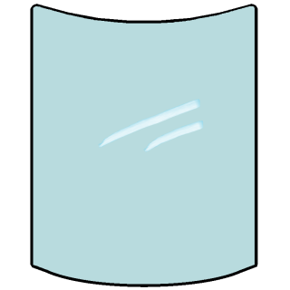 Austroflamm DOMUS Glass - Rectangular Panel for Wood Burning Stove
