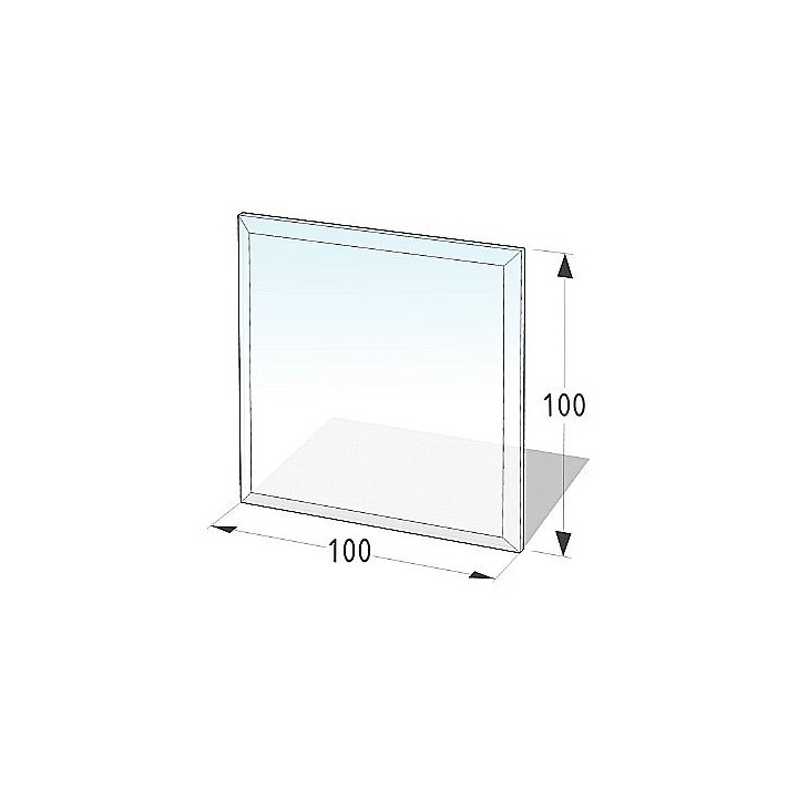 Placa de vidrio para el suelo 100x100 cm - 8 mm de grosor Placa de vidrio para el suelo 100x100 cm - 8 mm de grosor