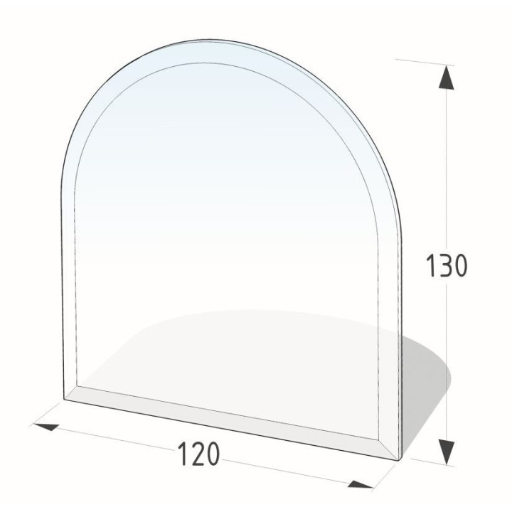 Placca in vetro per pavimento 120X130 cm - Acquista online