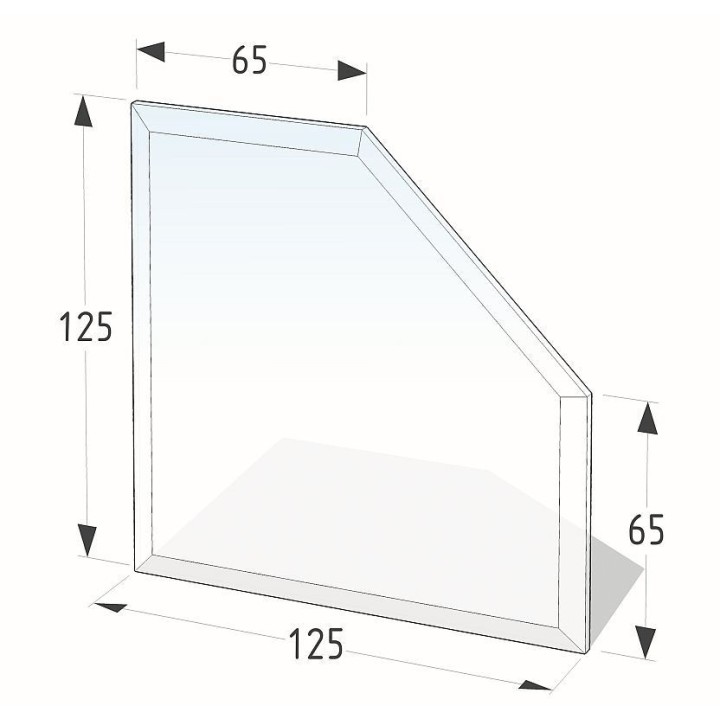 High-Quality Glass Floor Plate - 125X125 cm High-Quality Glass Floor Plate - 125X125 cm