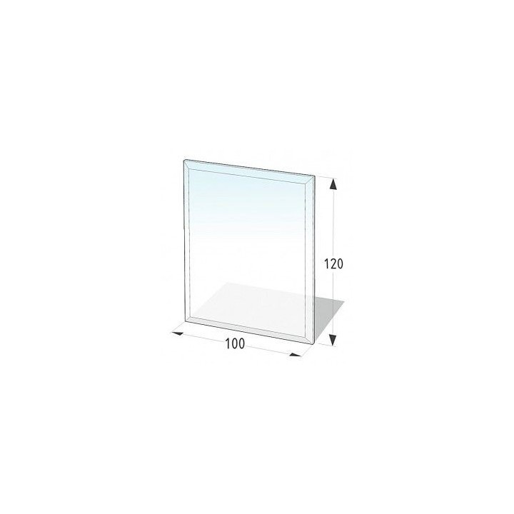 High-Quality Glass Floor Plaque - 100X120 cm - 8 mm Thickness