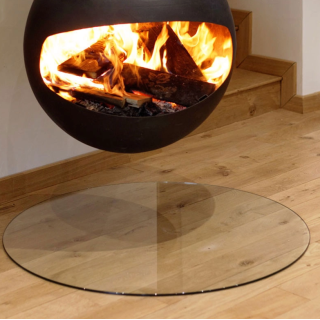 Runde Glasbodenplatte - Durchmesser 100 cm - Capska