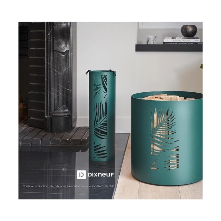 Contenant à bûches vert - Dix Neuf