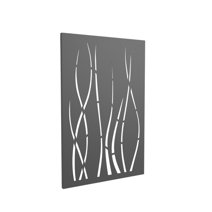 Placa Ondulis Gris - Altura 120cm para protección de pared de estufa de leña o pellet - Capska Placa Ondulis Gris - Altura 120cm para protección de pared de estufa de leña o pellet - Capska