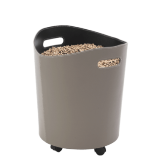 Emmagatzematge de pellets gris Omega per a xemeneies i estufes de llenya - Capska