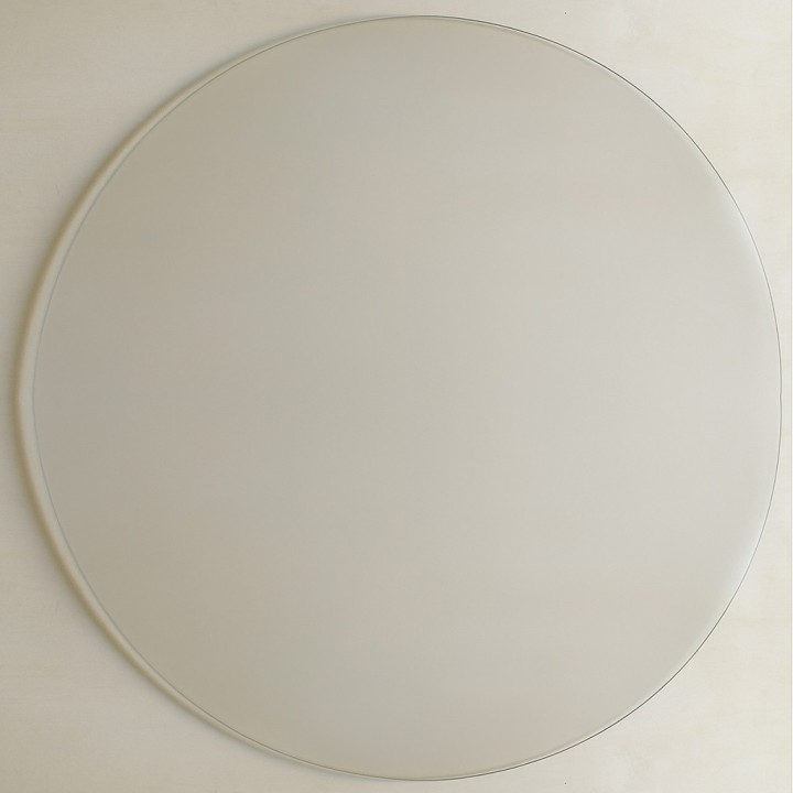 Runde Platte aus gehärtetem Glas Durchmesser 60 cm - Capska