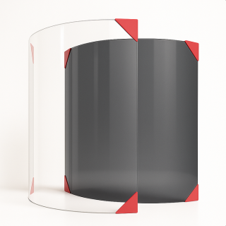 Hark 77 Glass - Curved Intelligent Glass Panel Hark 77 Glass - Curved Intelligent Glass Panel