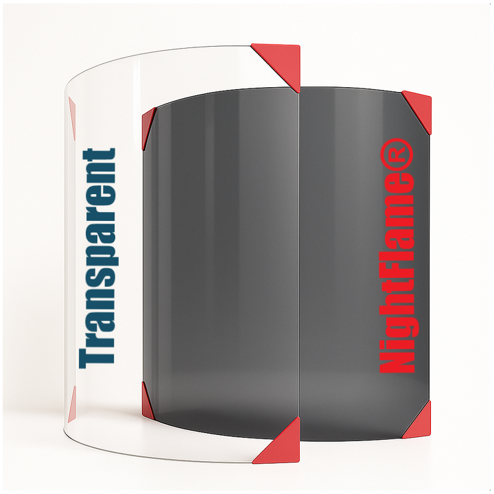 Skantherm MERANO XL Glas - Mit ROBAX NightFlame® Effekt