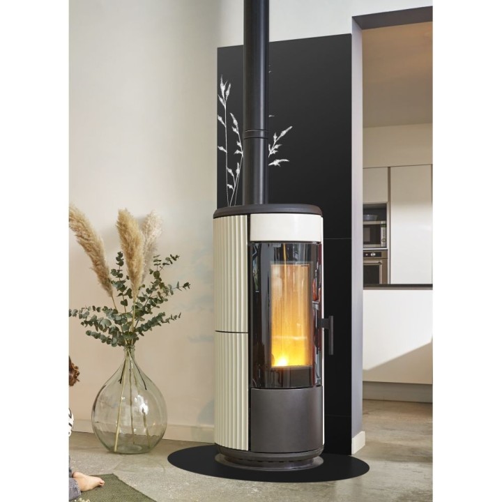 Rustic Wall Protection Dixneuf 81x100 cm Frosted Black N3