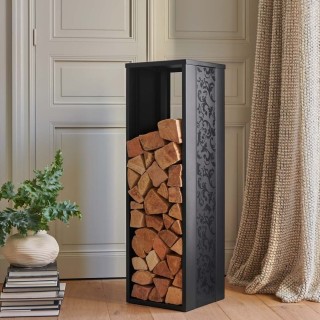 Log Holder Giverny Frosted Black Dixneuf (N3)