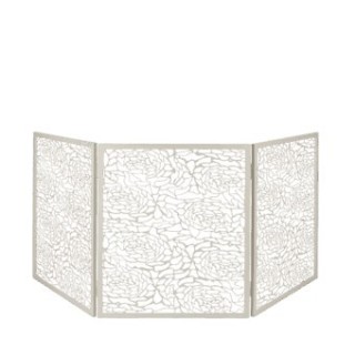 Parafoc Estufa Crema Floria 3 Panells - Dixneuf