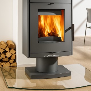 Bogenförmige Glasbodenplatte 100x100cm - Capska Bogenförmige Glasbodenplatte 100x100cm - Capska