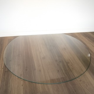 Runde Glasbodenplatte für Öfen Ø 100 cm - Capska Runde Glasbodenplatte für Öfen Ø 100 cm - Capska