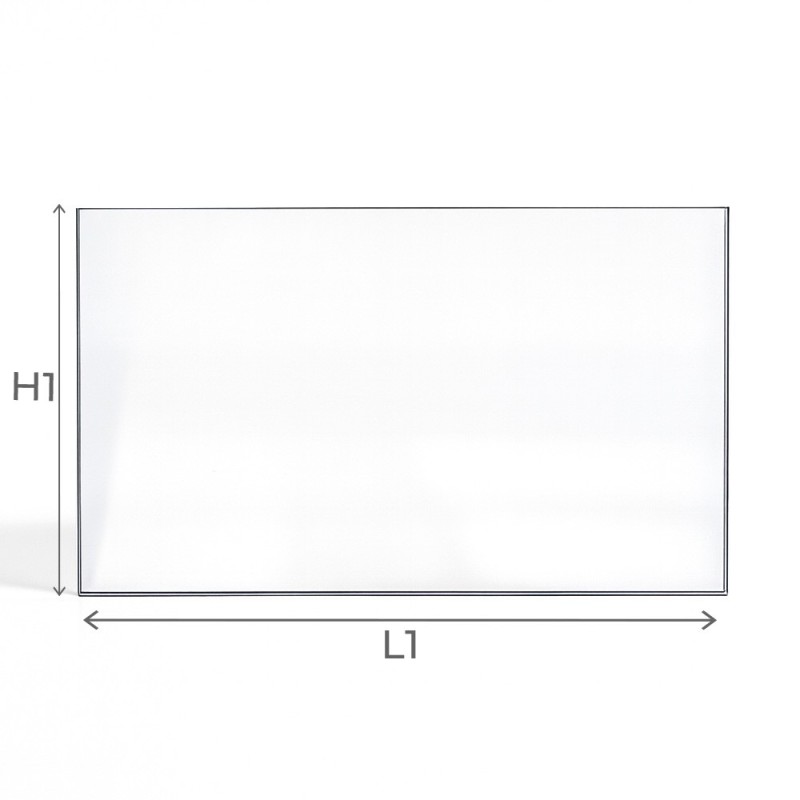 Rectangular Glass Replacement for Wood Stove - Capska