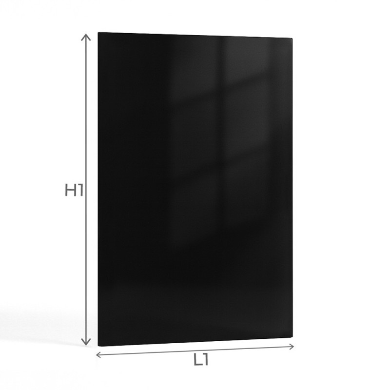 Schwarzes Glaskeramikglas für Küche & Herdplatten - Capska