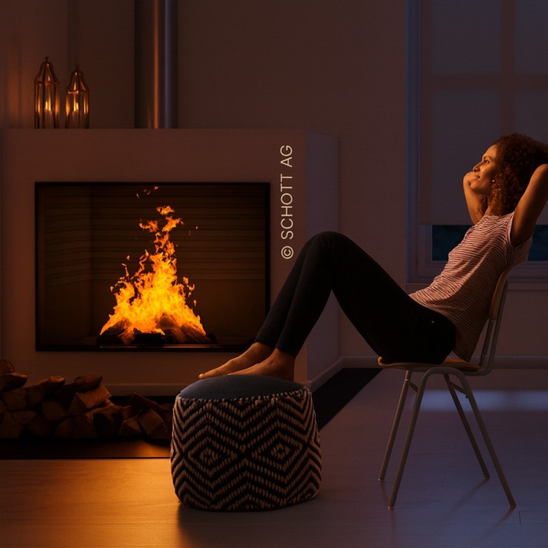 Comprar vidrio de chimenea - Vidrio plano rectángulo o cuadrado - Capska Comprar vidrio de chimenea - Vidrio plano rectángulo o cuadrado - Capska