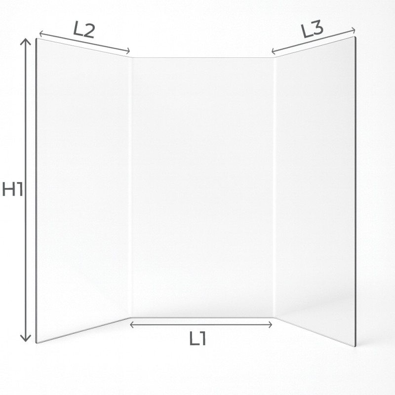 Vitre Prismatique - Vetro prismatico piegato su misura