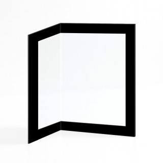 Skantherm ELEMENT Glas - Gefaltet Siebdruck Kaminglas für Kaminofen