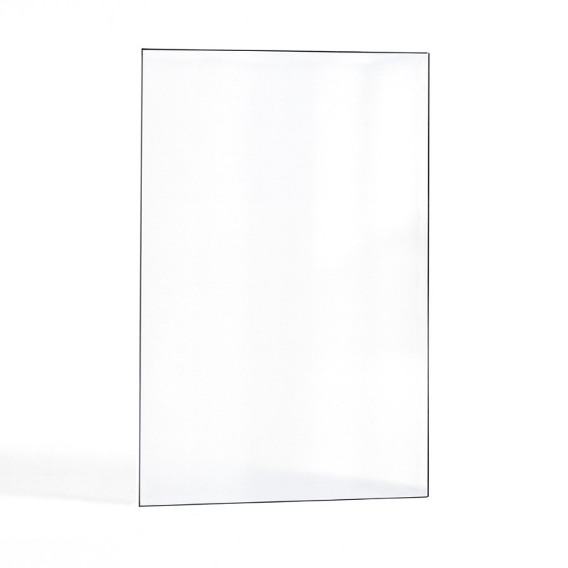 Olymberyl HF46C Glass - Rectangular glass panel for wood burning stove Olymberyl HF46C Glass - Rectangular glass panel for wood burning stove