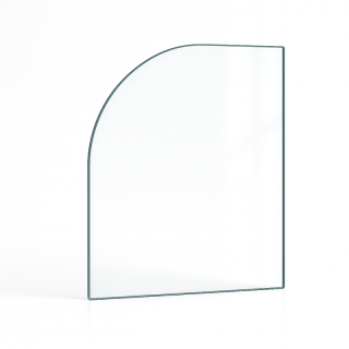 Vitre Franco Belge ARDENNES 11 KW - Verre 1 angle arrondi Côté gauche pour poêle à bois Vitre Franco Belge ARDENNES 11 KW - Verre 1 angle arrondi Côté gauche pour poêle à bois
