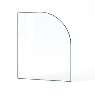 Franco Belge GASCON 15 KW Glass - Arched rectangle Right side glass panel for wood burning stove Franco Belge GASCON 15 KW Glass - Arched rectangle Right side glass panel for wood burning stove