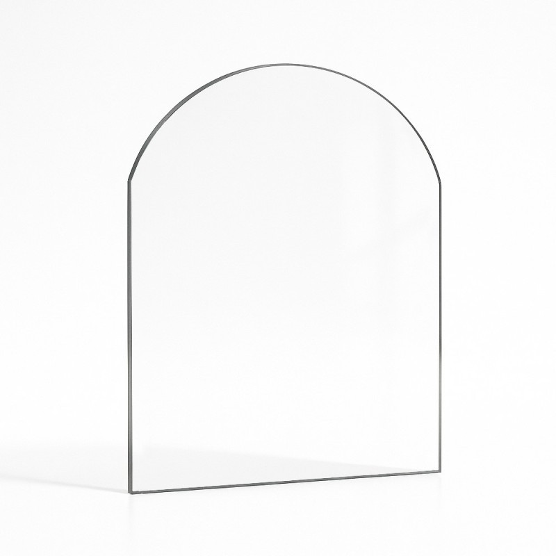 Jotul F400 Glass - Arched rectangle glass panel for wood burning stove
